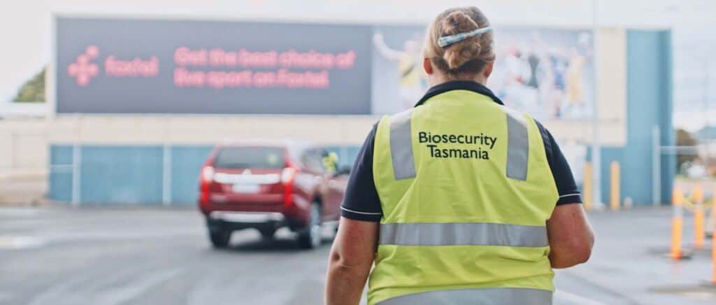 advertising clip, Biosecurity Tasmania