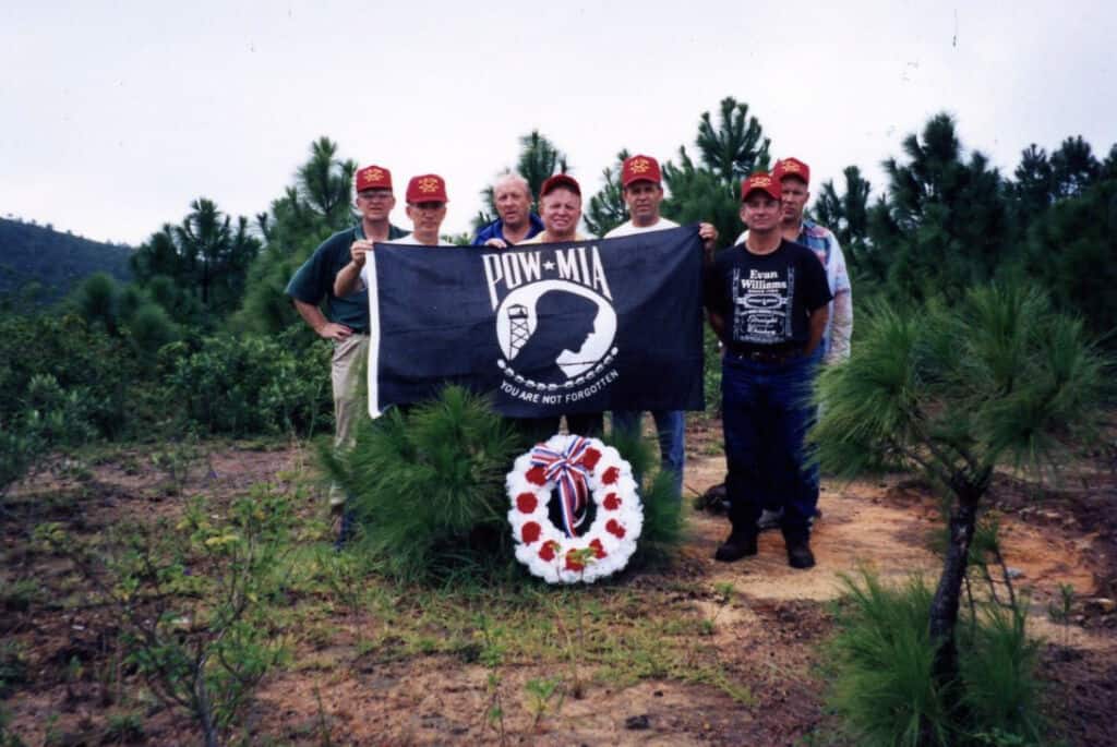 Vietnam Veterans at Firebase Tomahawk 1995